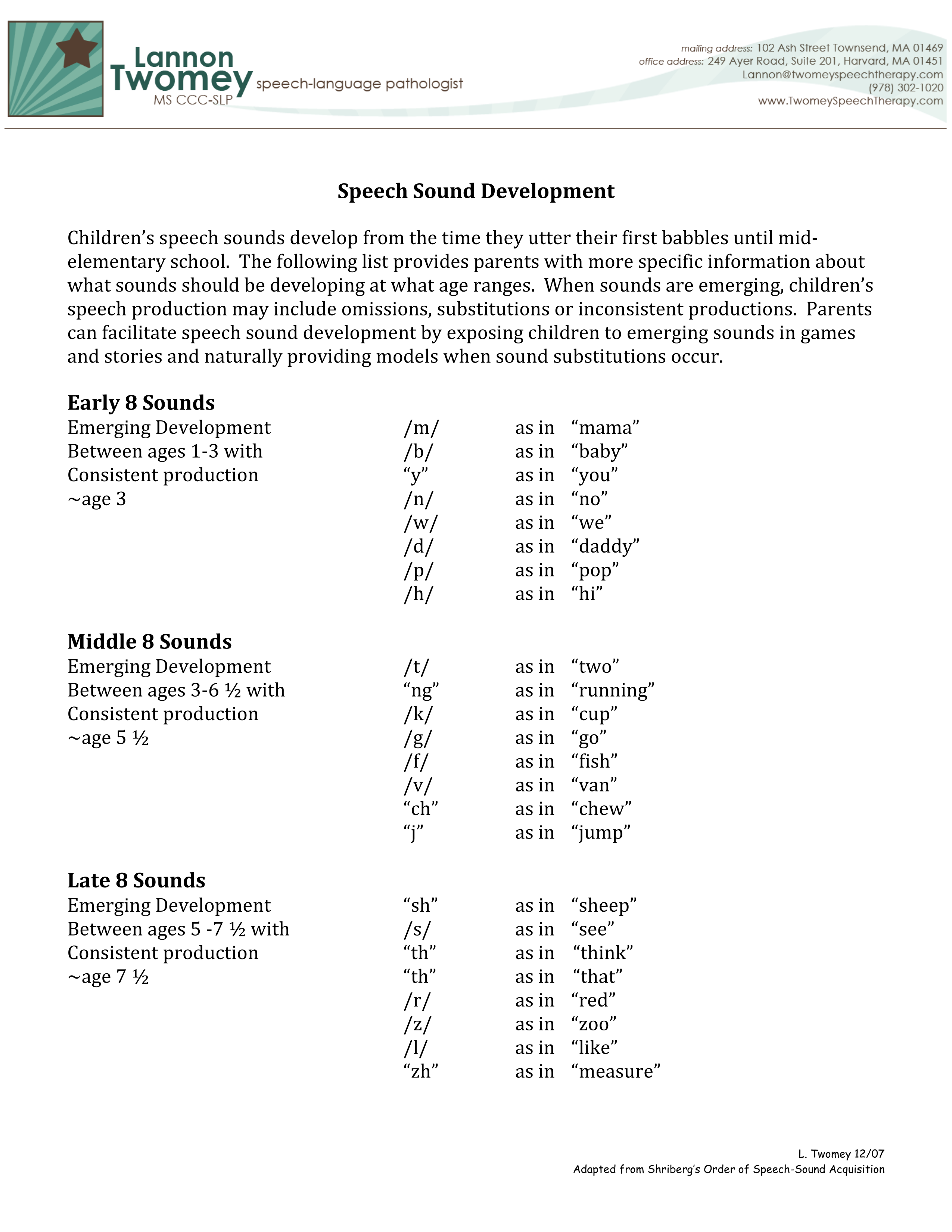 Handout 6